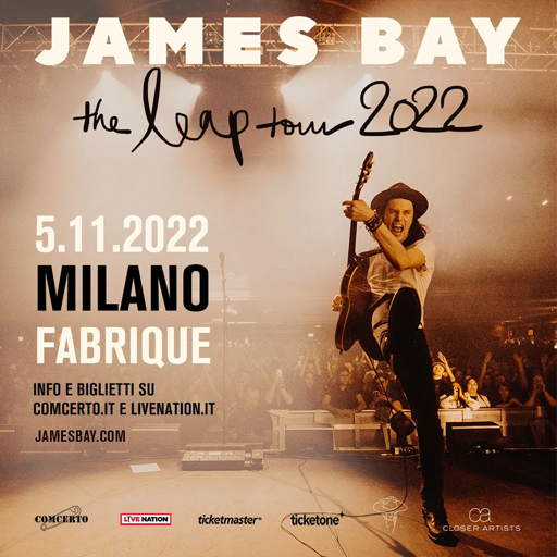 James Bay - The Leap Tour 2022