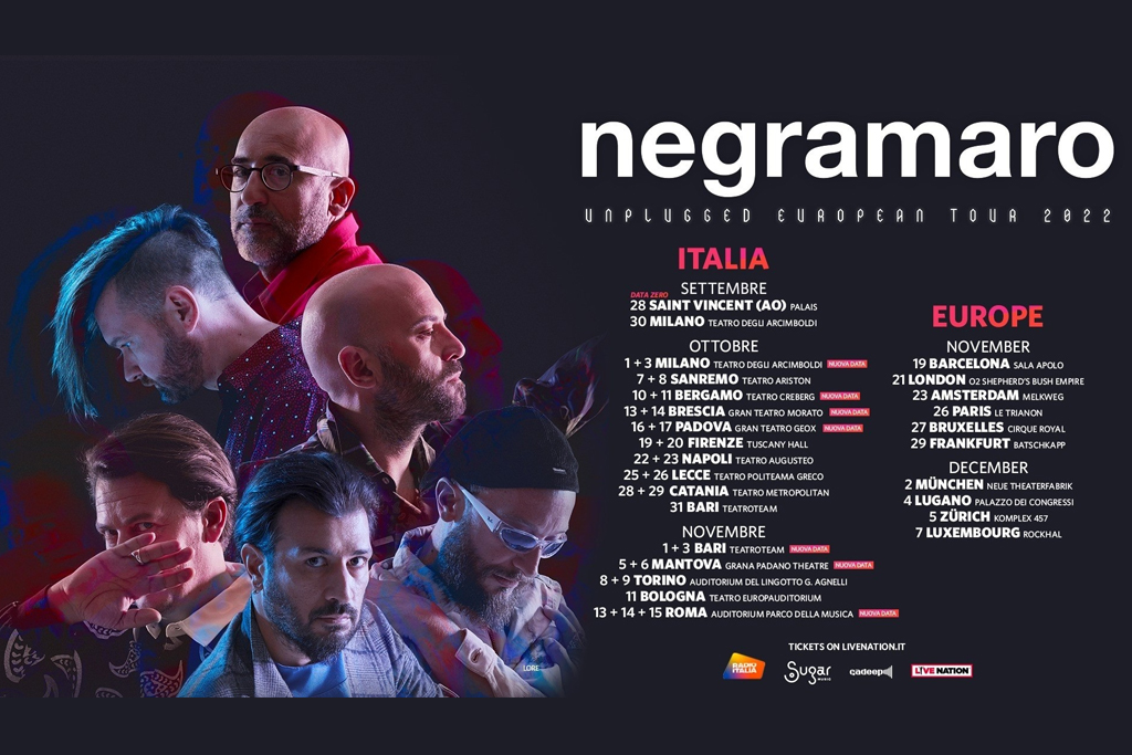 Negramaro - Unplugged European Tour 2022