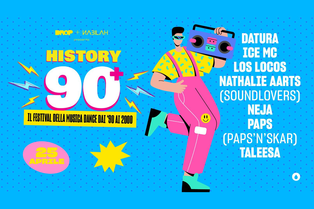 History 90 - Il festival della musica dance dai '90 ai 2000