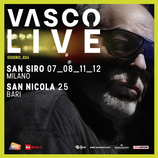 Vasco Live Tour 2024 - Bari