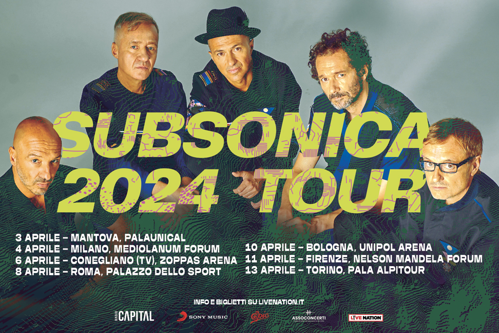 Subsonica - Tour Palasport 2024 - Bologna