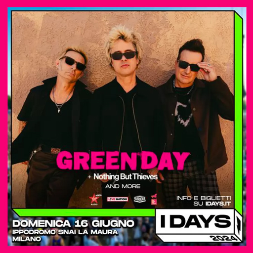 Green Day - I-Days 2024 - Ippodromo SNAI La Maura
