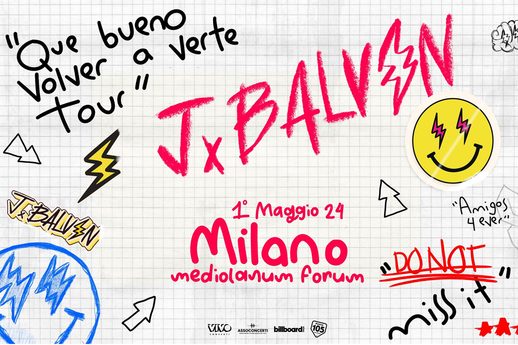 J Balvin 2024 - Mediolanum Forum