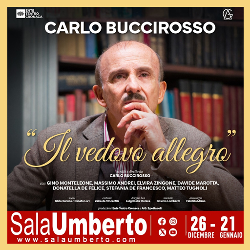 Carlo Buccirosso - Il vedovo allegro - Sala Umberto