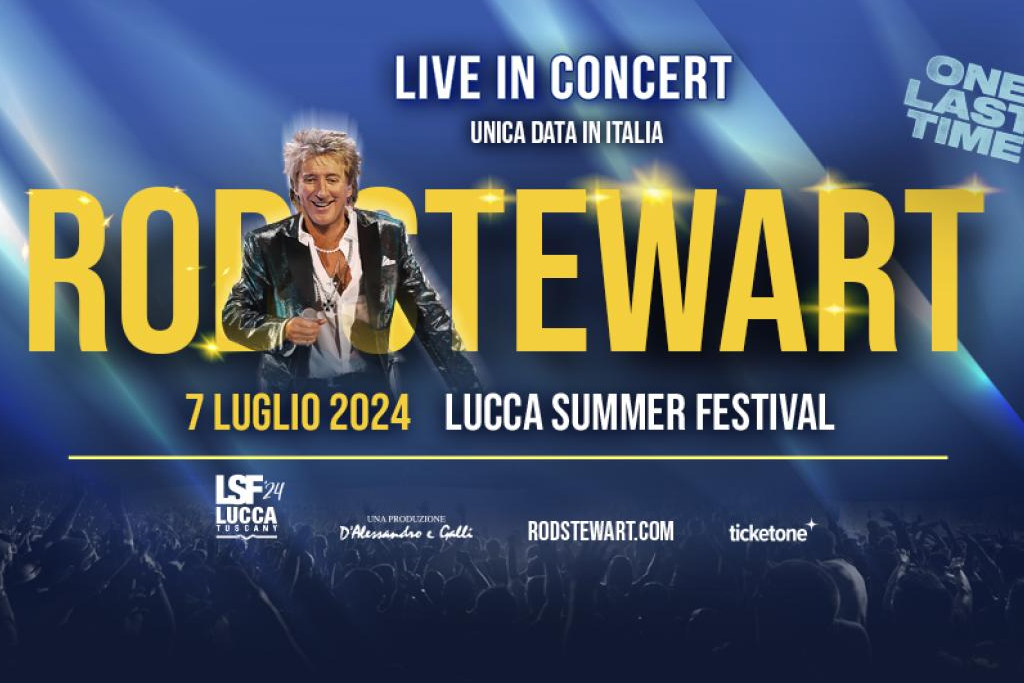 Rod Stewart - Live in Concert - Lucca Summer Festival 2024
