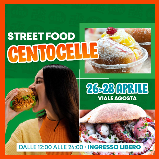 Centocelle TTS Street Food: 26-28 aprile 2024