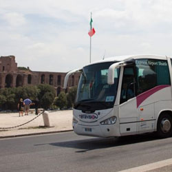 Roma: bus diretto tra Fiumicino aeroporto e Roma Termini
