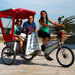 Bari: tour della città in bici-risciò