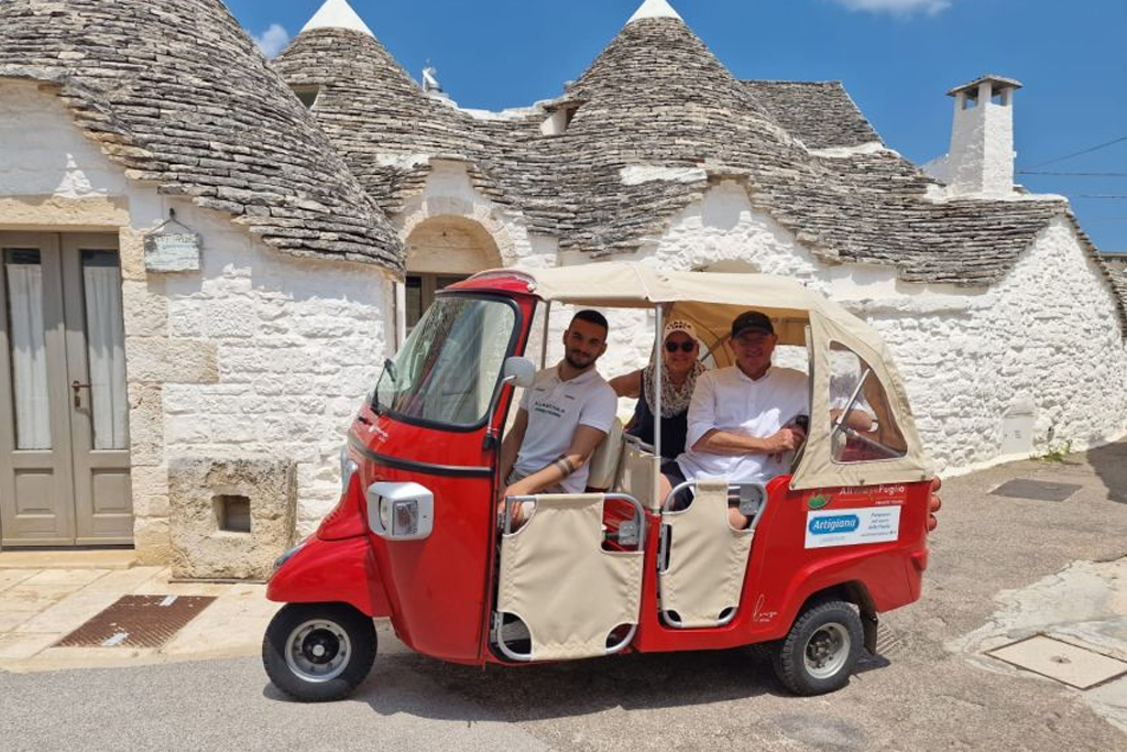 Tour audio in Tuk Tuk, Alberobello+Campagna