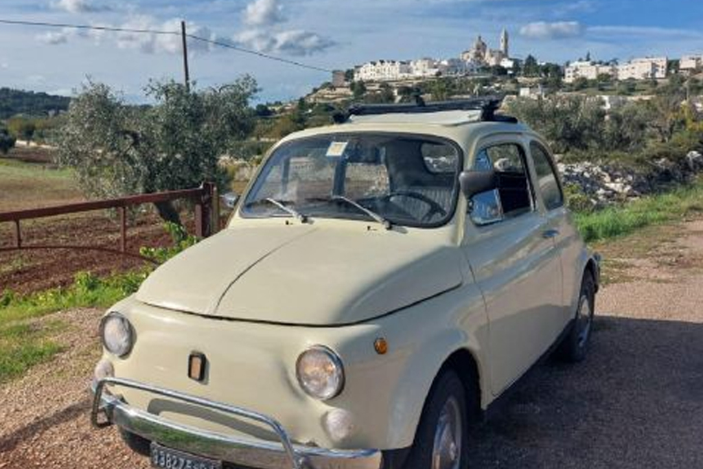 Tour della Fiat 500 d'epoca - Alberobello, Locorotondo