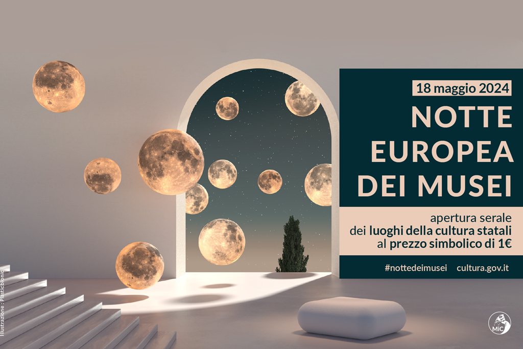 La Notte Europea dei Musei 2024: Sabato 18 maggio orario prolungato e tariffe speciali